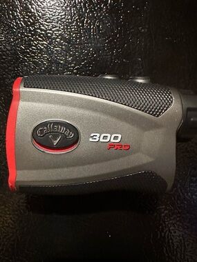 Callaway 300 Pro Golf Rangefinder in Gray and Red